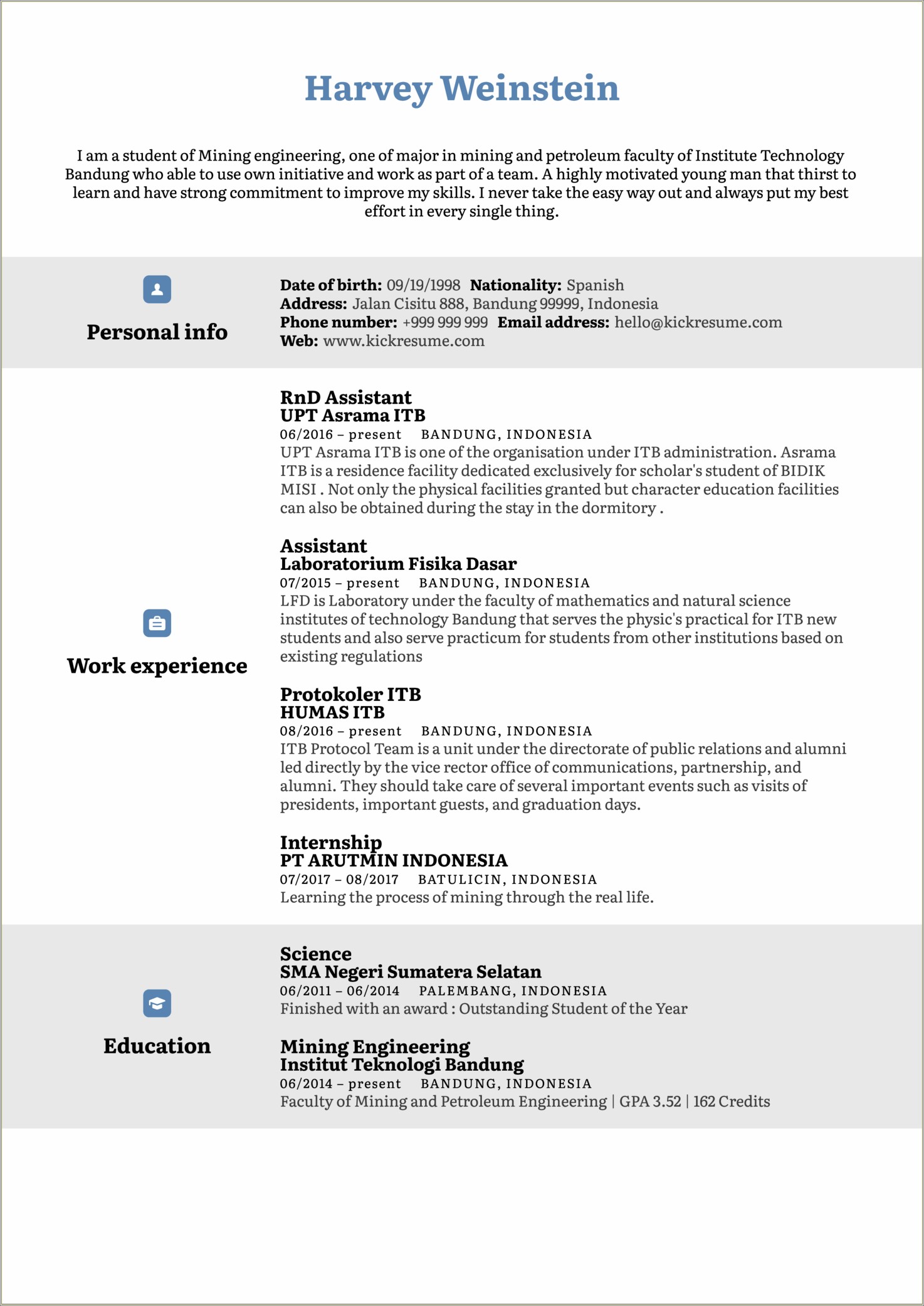 Resume Where To Put Skills Engineer