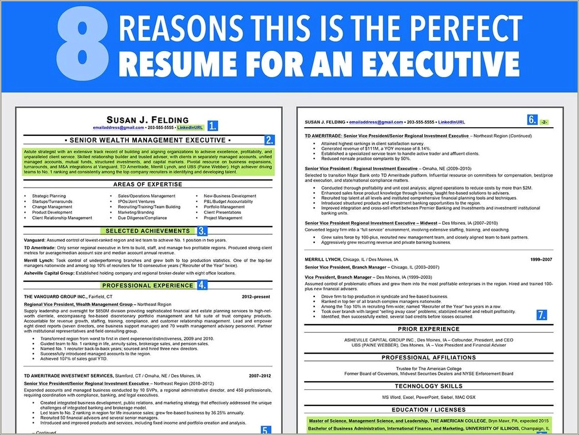 Resume With A Lot Of Experience