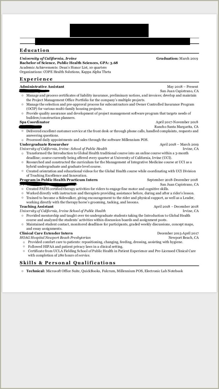 Resume With A Lot Of Jobs