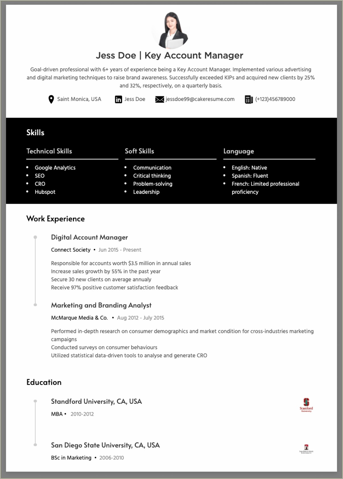 Resume With Little Experience Summary Statement