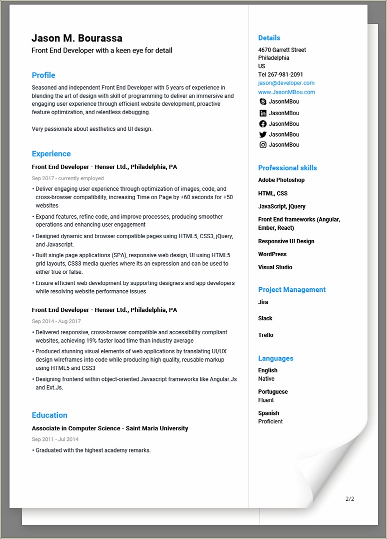 Resume With No Work Experience Pdf