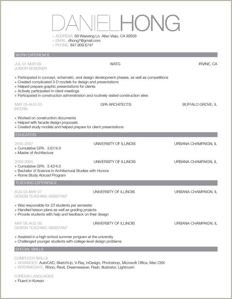 Resume Word For Worked On Something