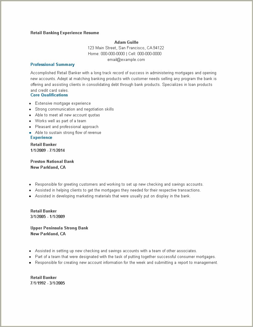 Resume Works For Store Set Up