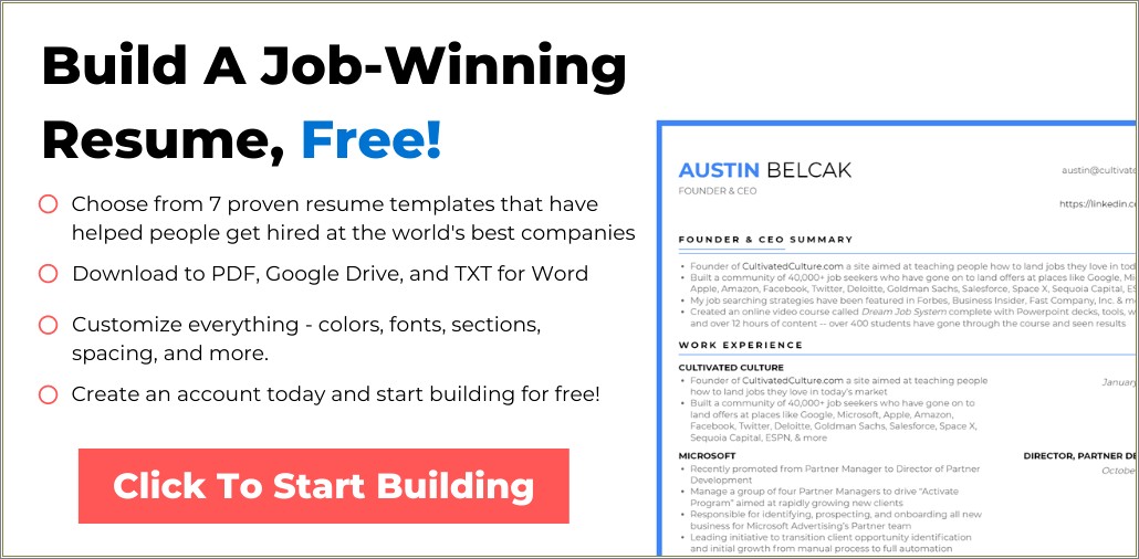 Resume Writing Multiple Jobs Same Company