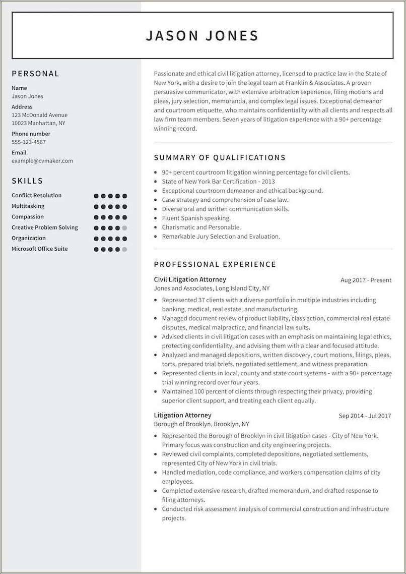 Resume Written And Oral Communication Skills