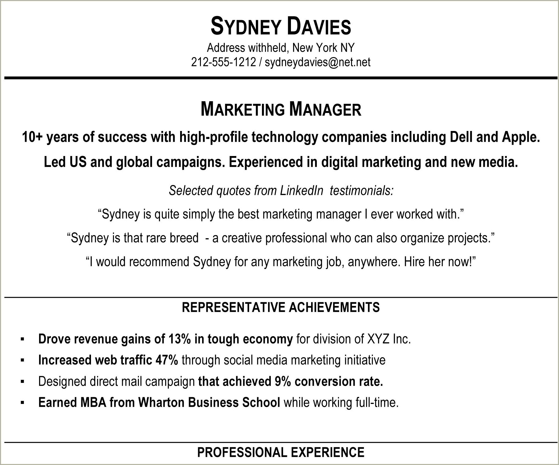 Resumes Example Of Resume To Apply Job