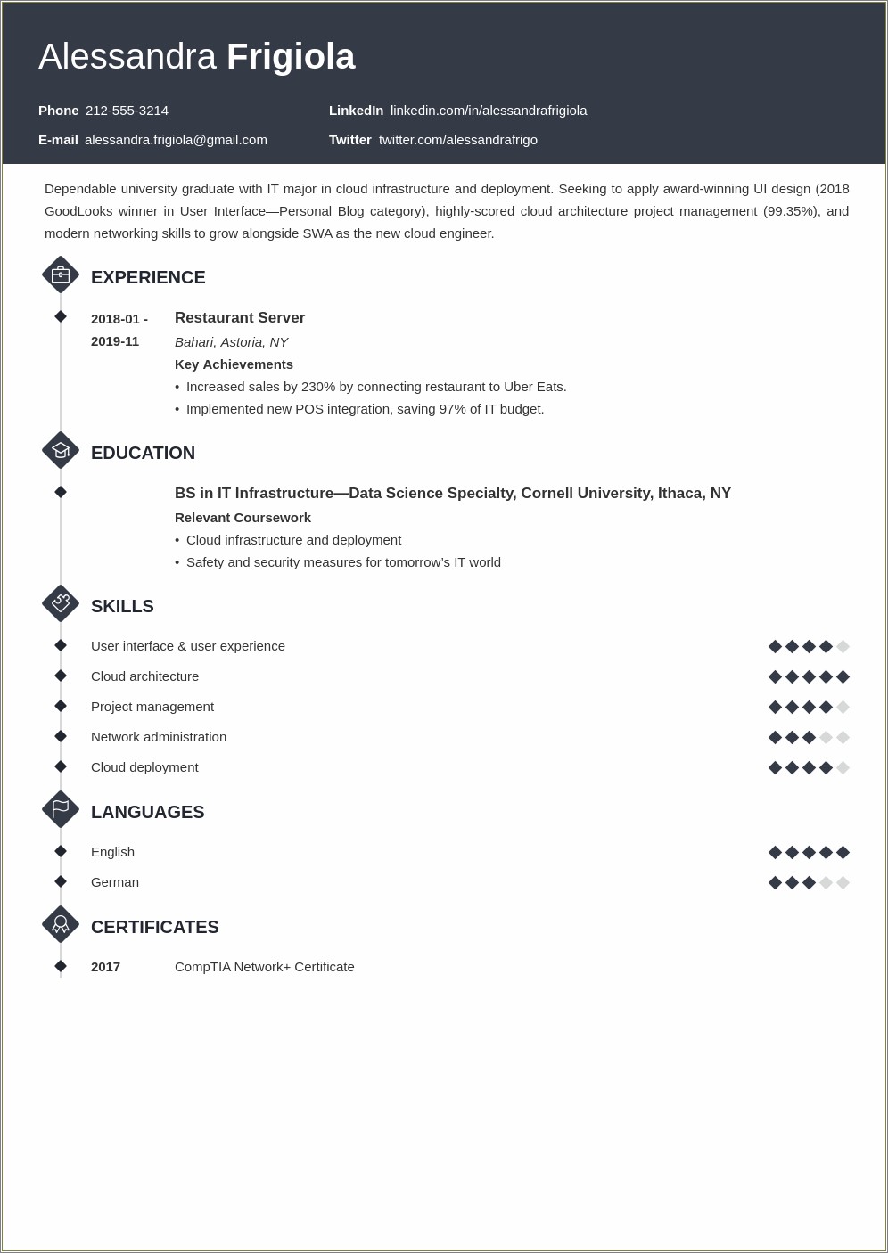 Resumes Examples Using Objectives With Loyal And Dependable