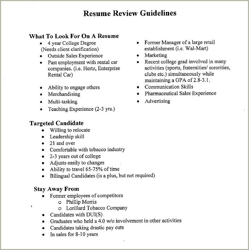 Resumes For Elderly Job Seekers Without Job Experience
