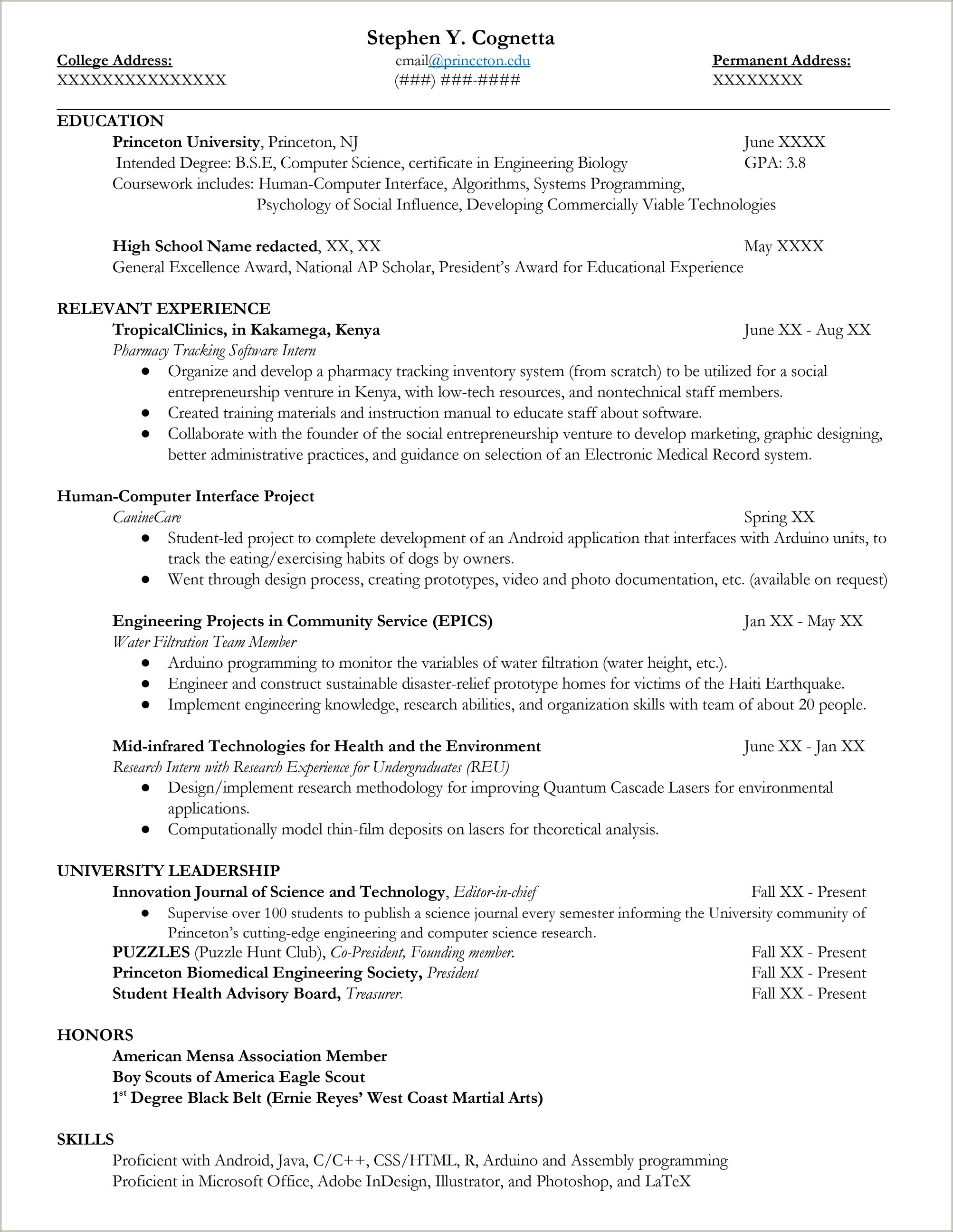 Resumes That Got The Job Engineering