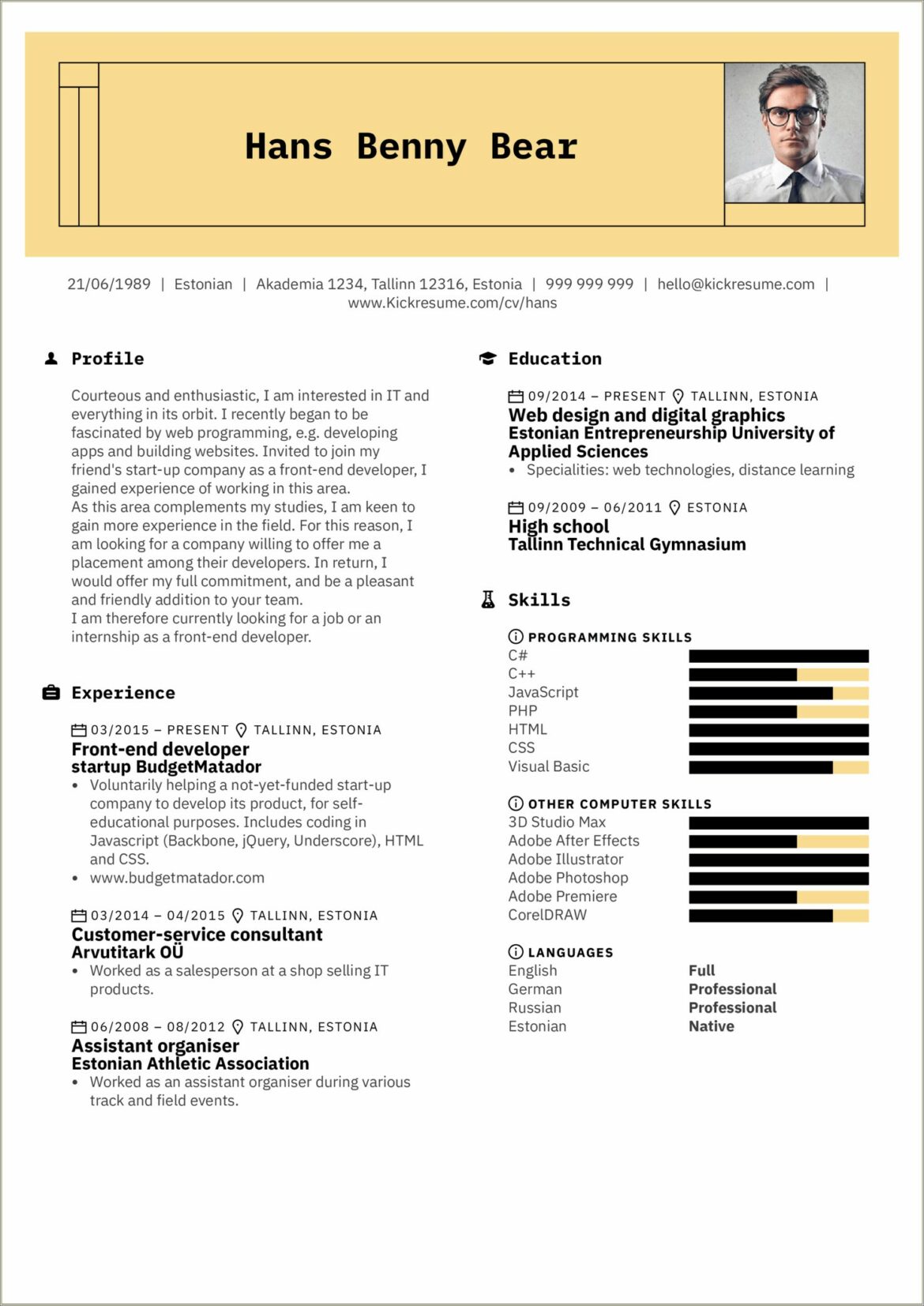 Resumes With Javascript And Php Experience