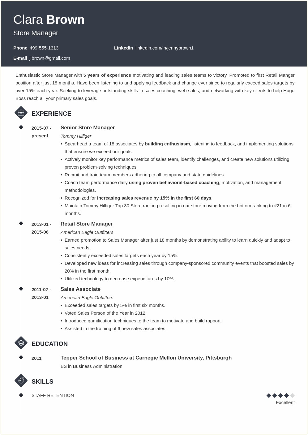 Retail Management Skills To Include On Resume