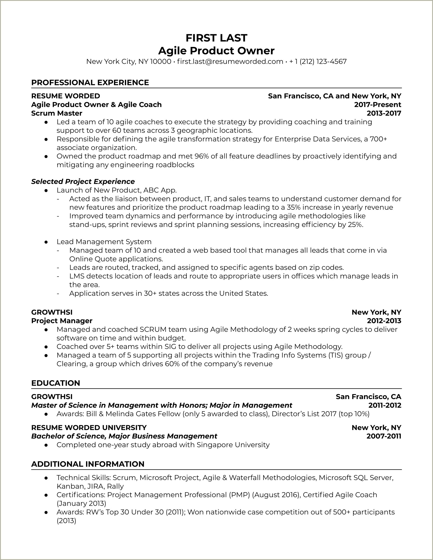 Route Manager Job Description For Resume