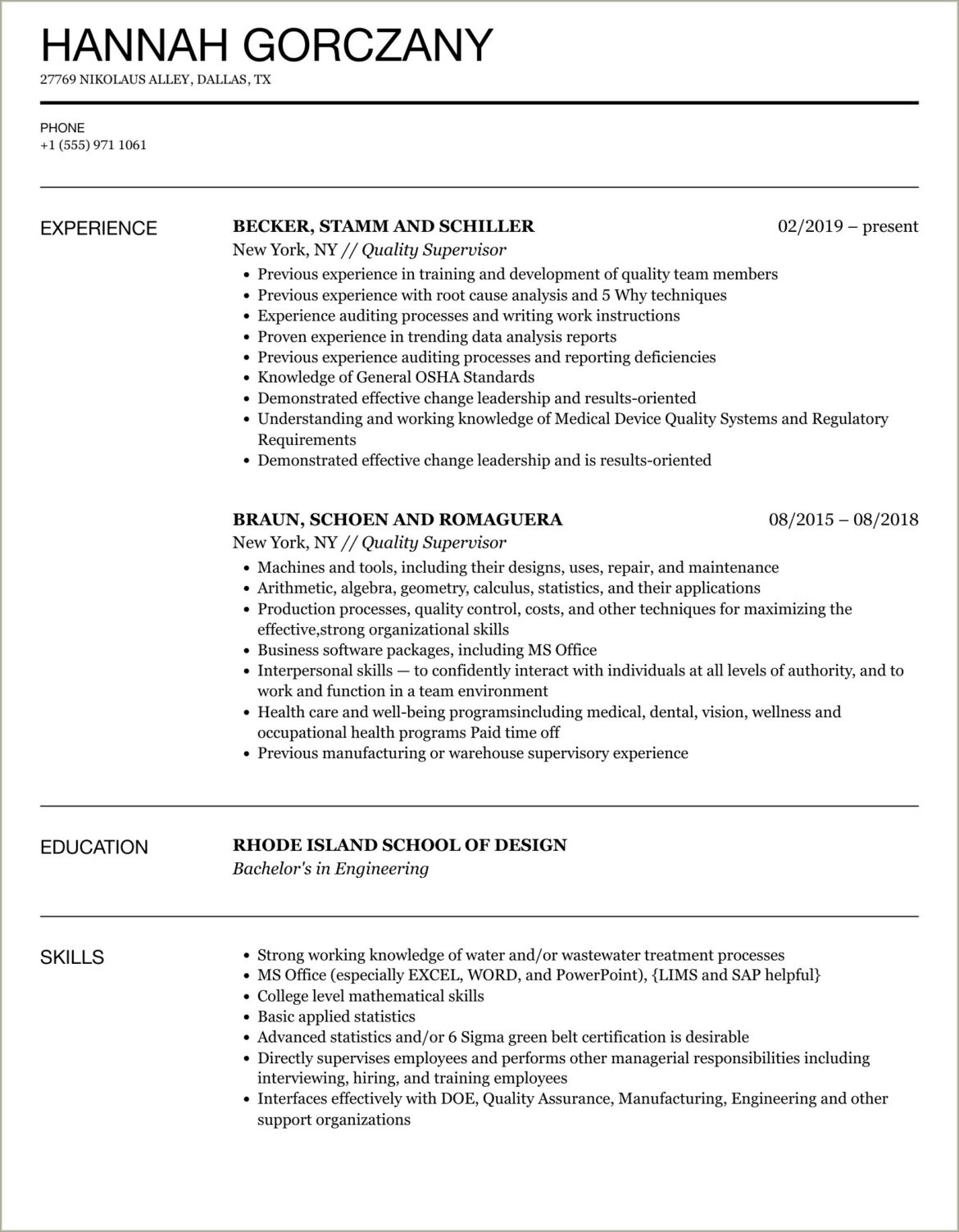 Salary Negotiation Jobs Nice Interviewing Supervision Resume