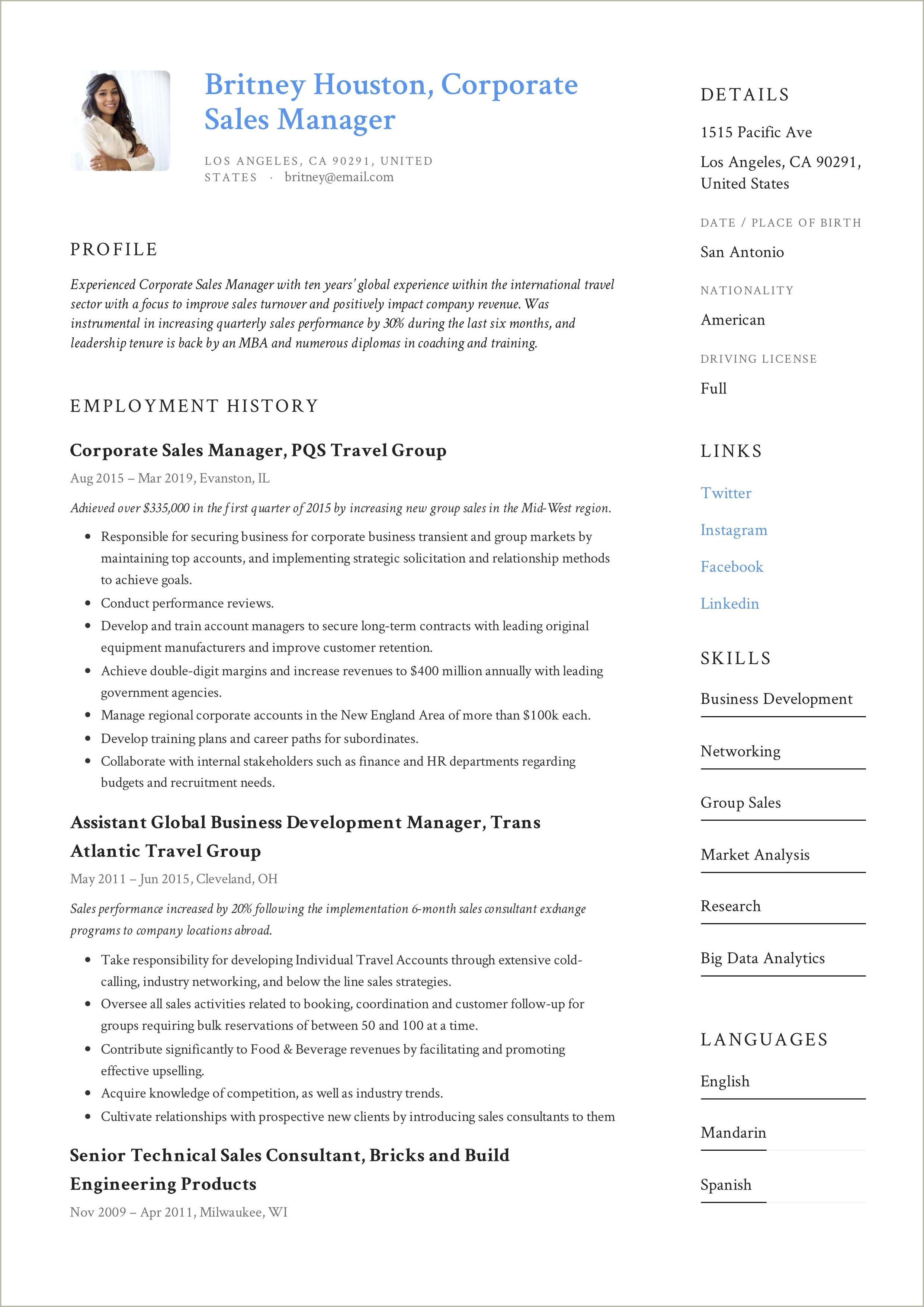 Sales Assistant Job Description Resume Sample