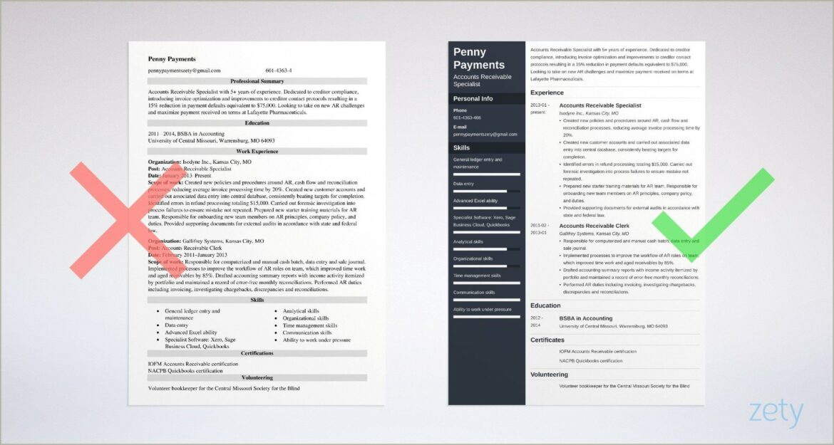 Sales Excel Reporting Skills In Resume