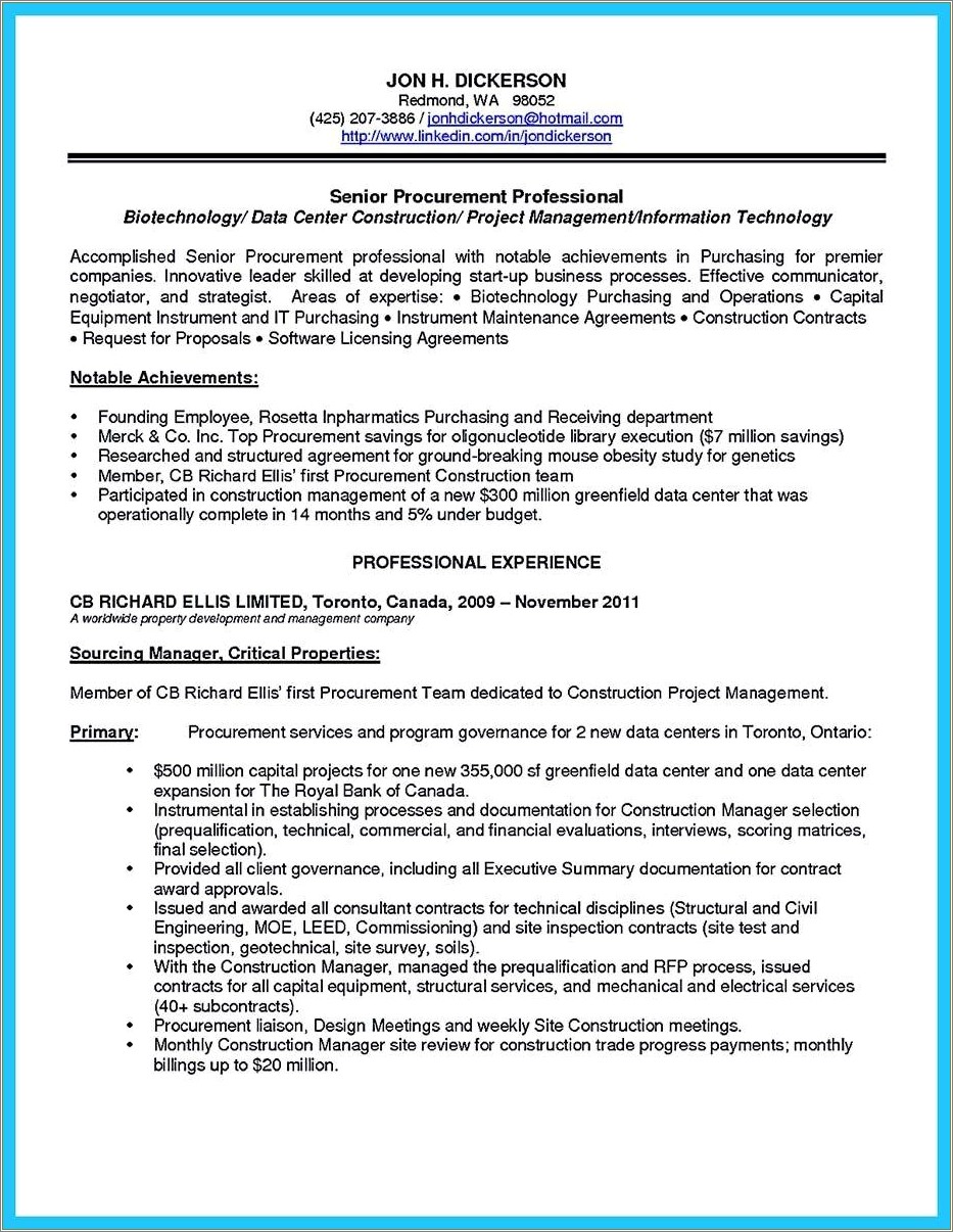 Sample Career Objective For Biotechnology Resume