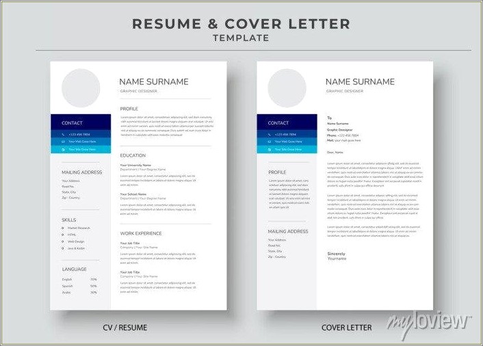 Sample Cover Letter For Cv Resume