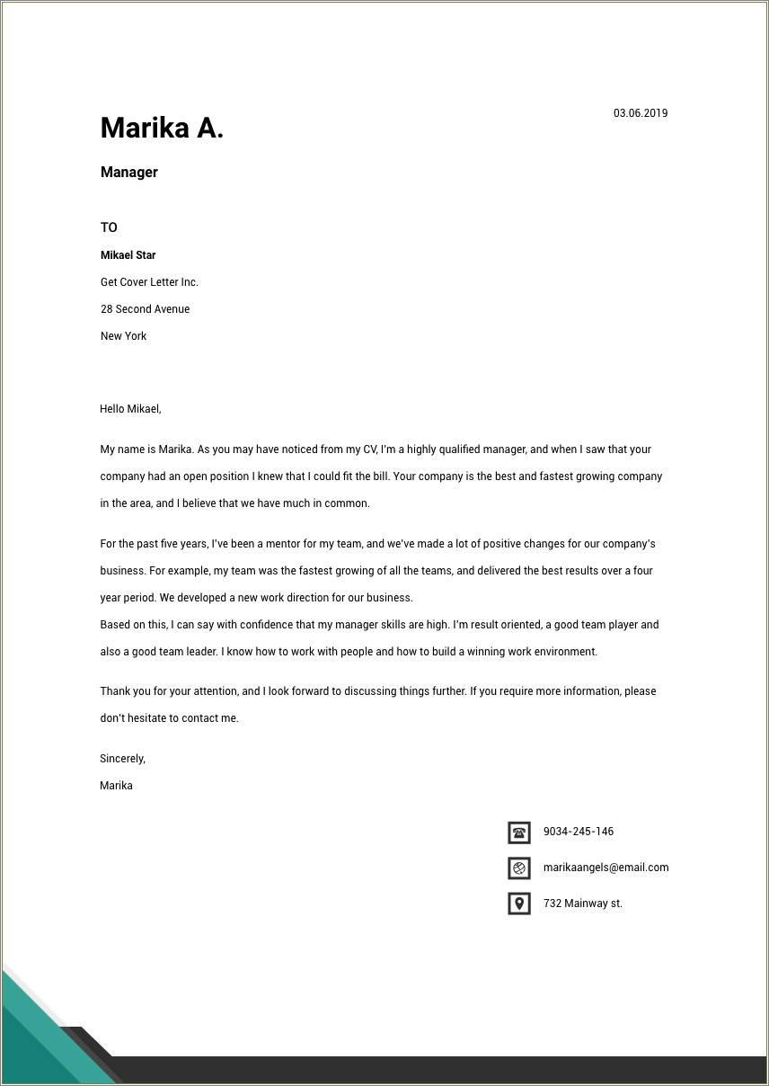 Sample Cover Letter For Resume Pta