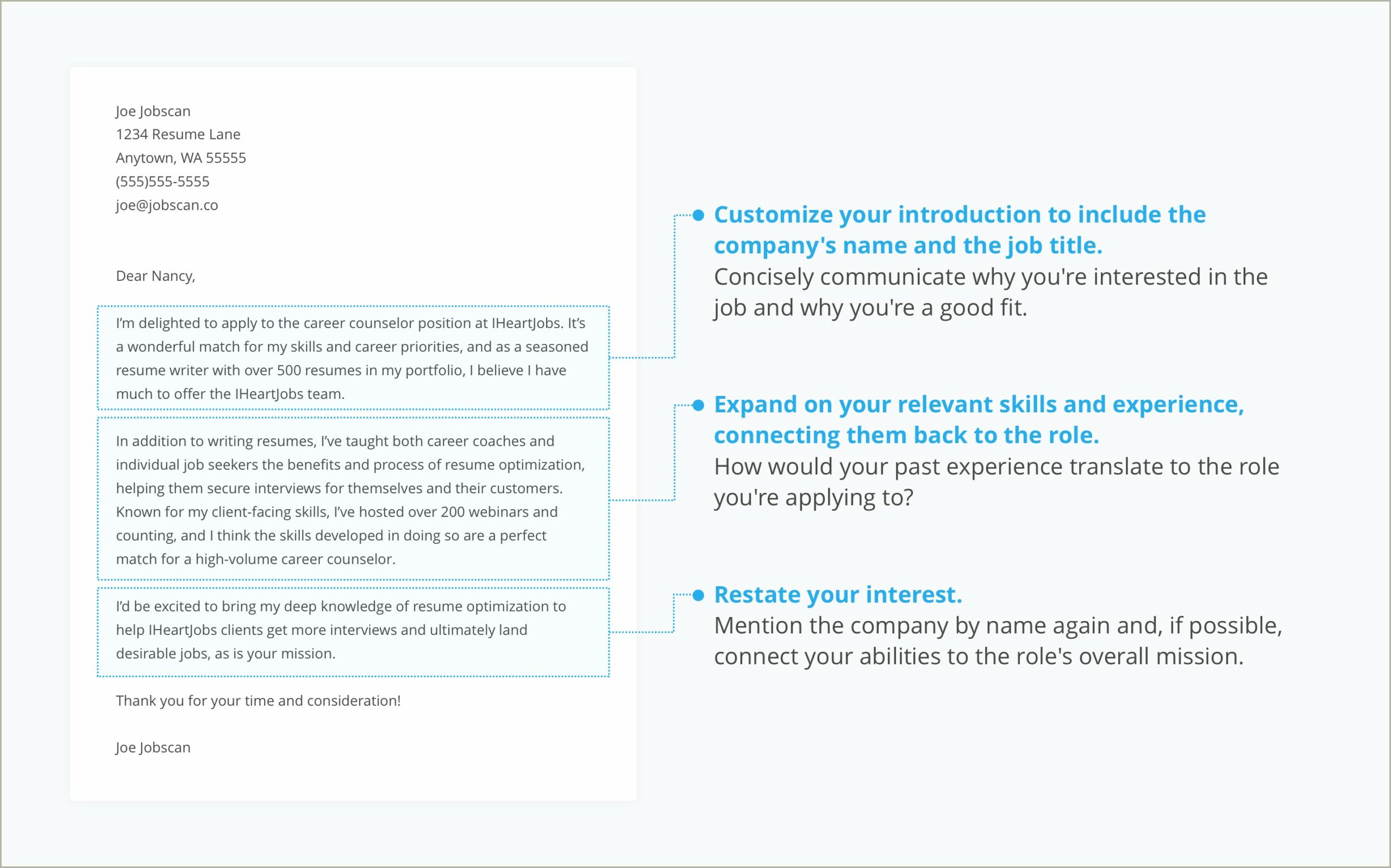 Sample Cover Letter For Sending A Resume