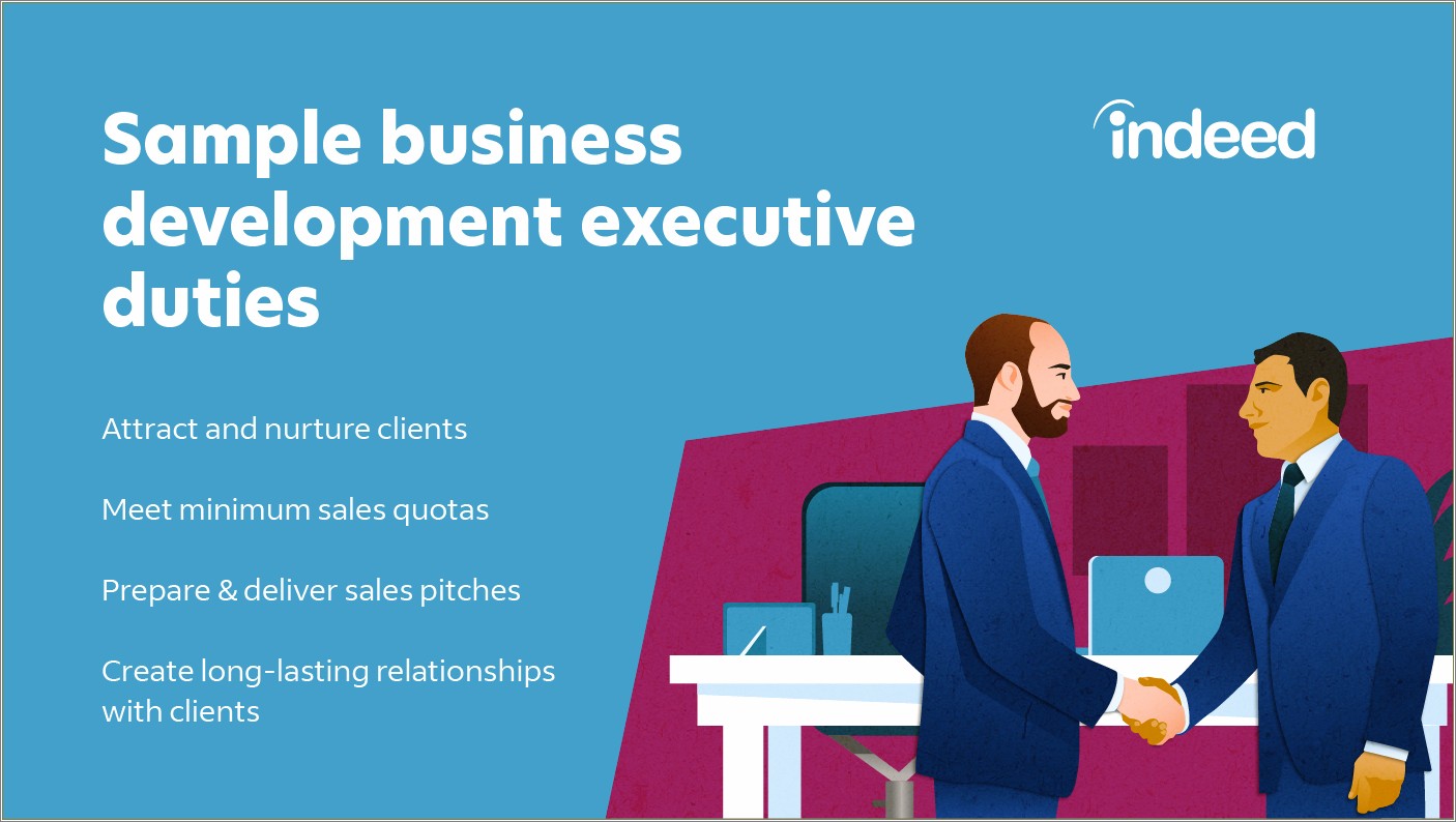 Sample Digital Sales Business Development Executive Resume