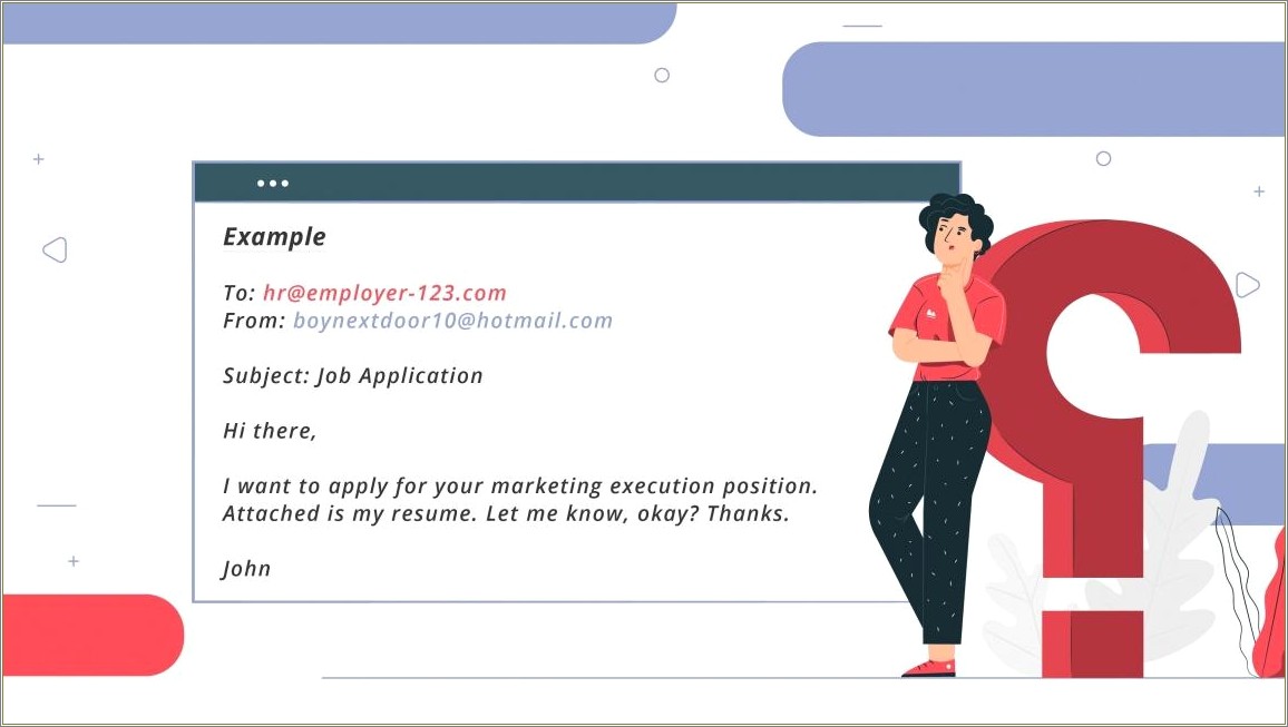 Sample Email Template For Sending Resume