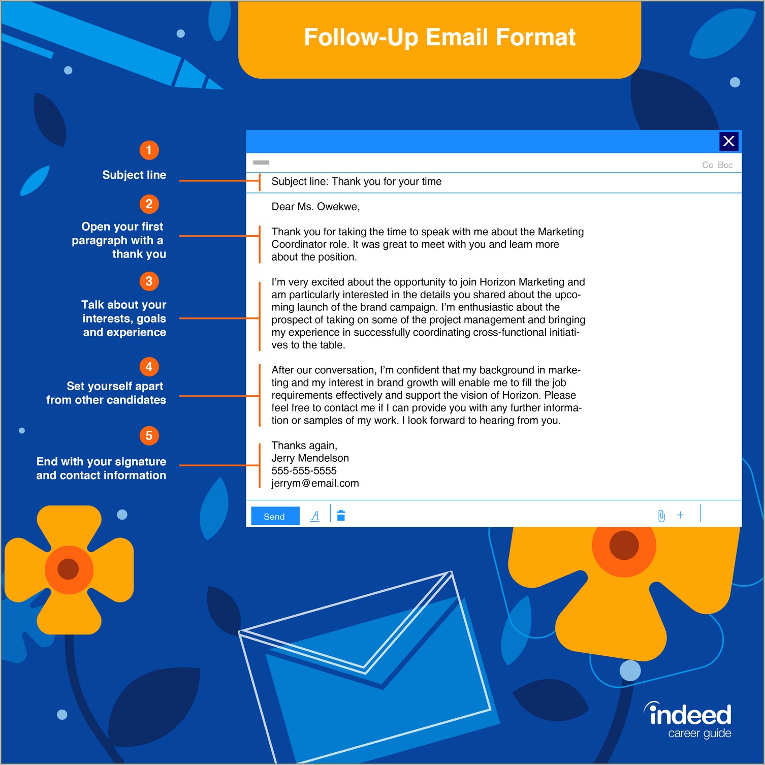 Sample Follow Up Letter After Emailing Resume