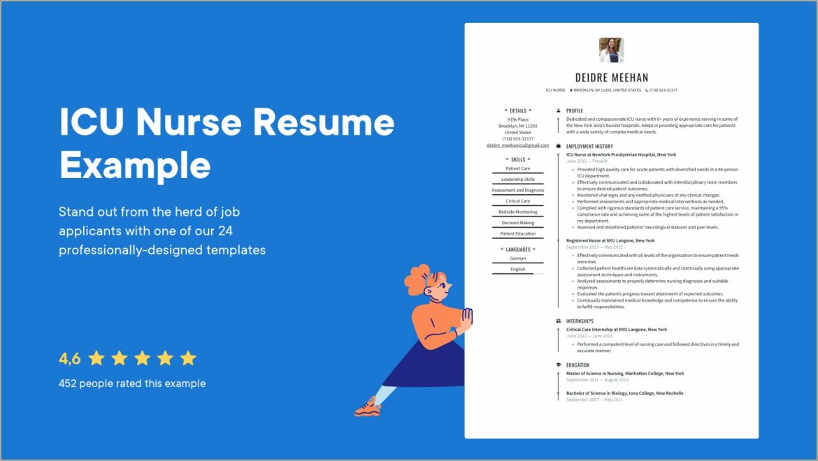 Sample Objectives In Resume For Icu Nurse