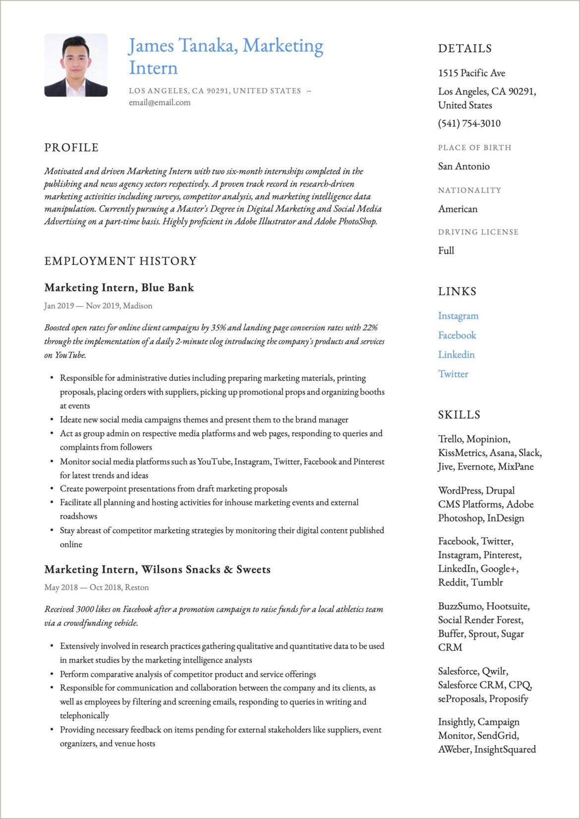 Sample Objectives In Resume For Ojt Marketing Student