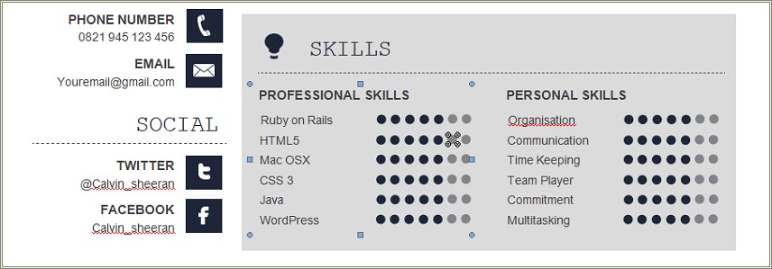 Sample Of Common Technology Skills On Resume