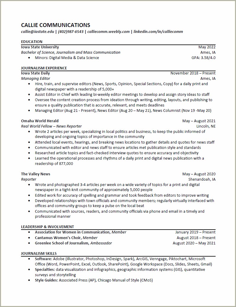 Sample Of Cover Letter For Resume 2018