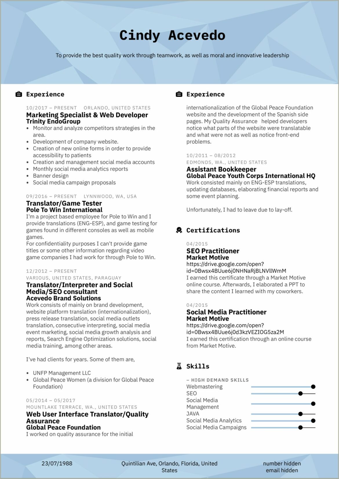 Sample Of Functional Resume For Program Coordinator