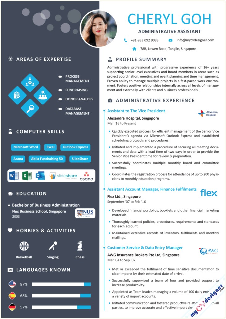 Sample Of Hard Skills For Officemanger On Resume