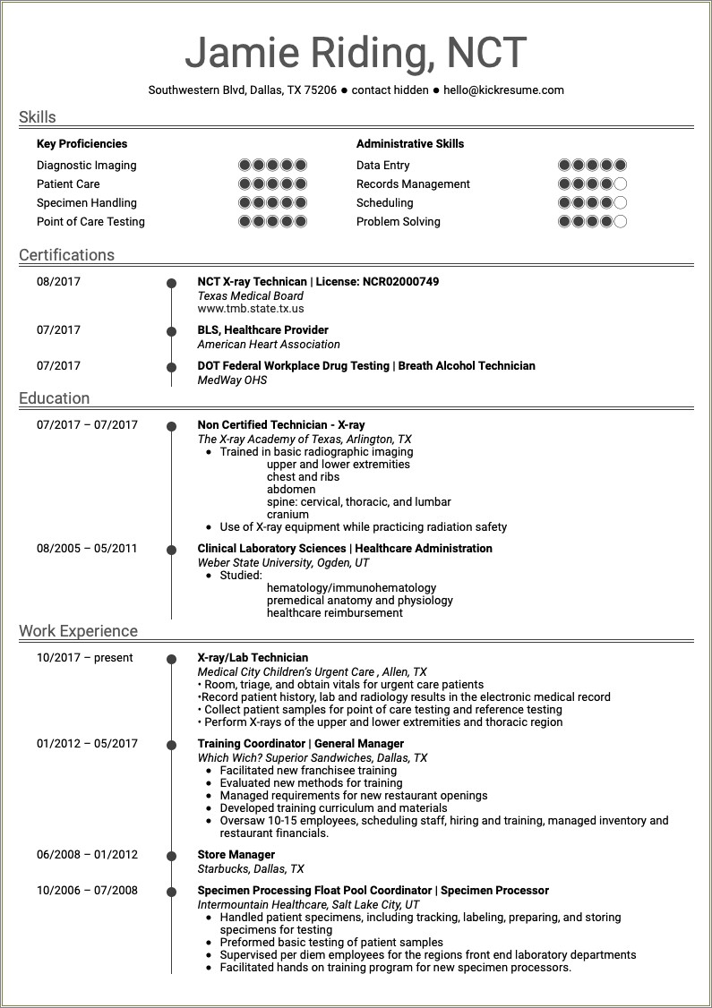 Sample Of Resumer For A Health Care Member