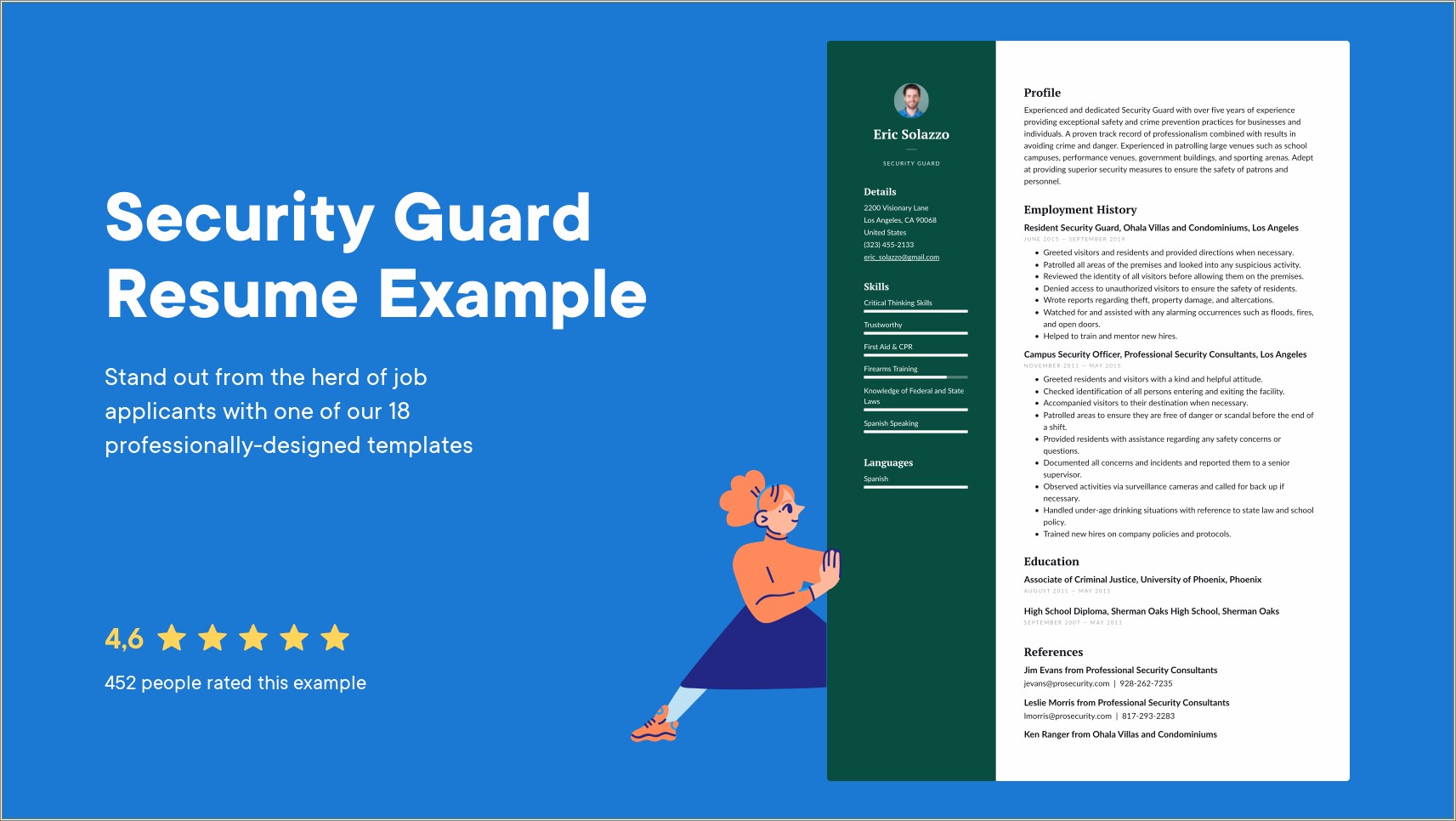 Sample Of Security Guard Certificate Resume