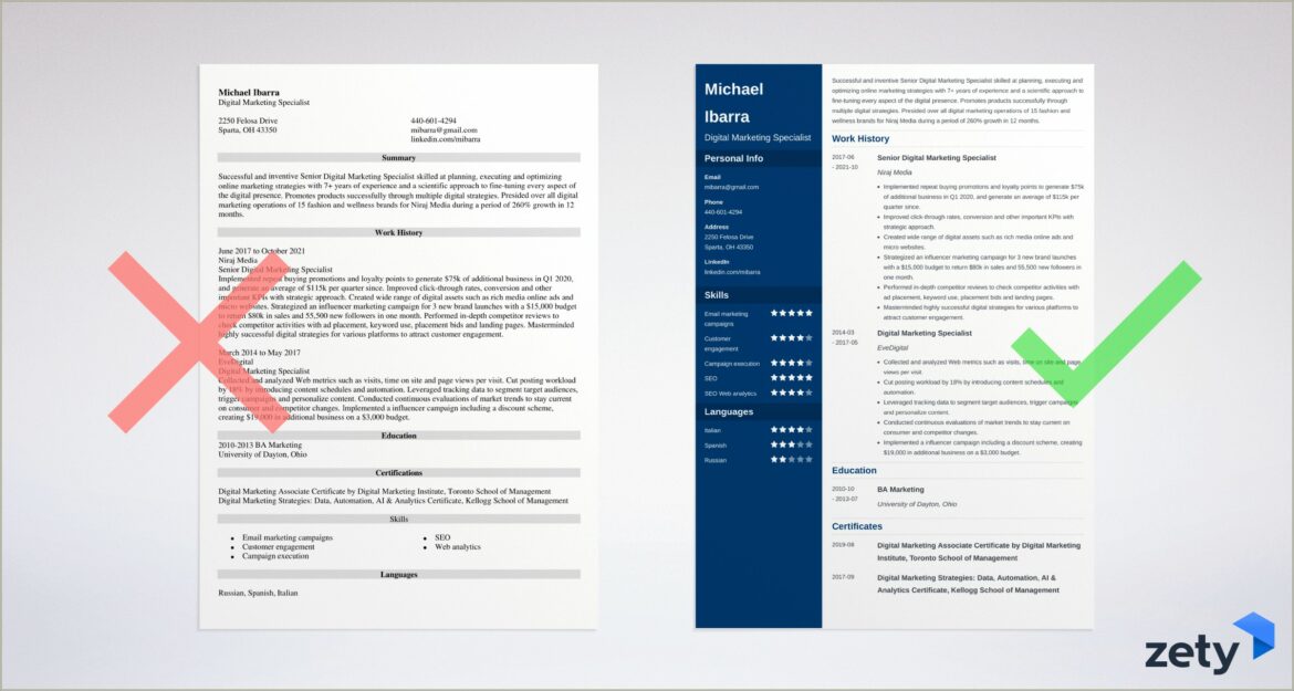 Sample Resume For All Types Of Jobs