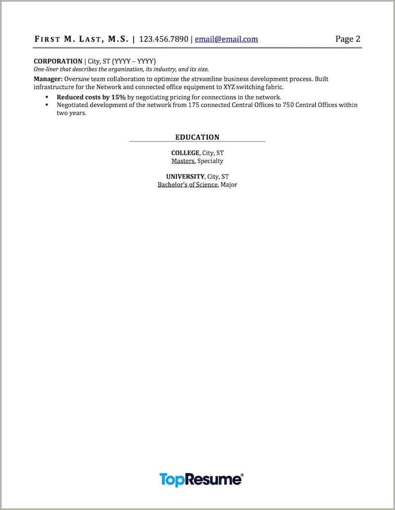 Sample Resume For Business Analyst In Telecom