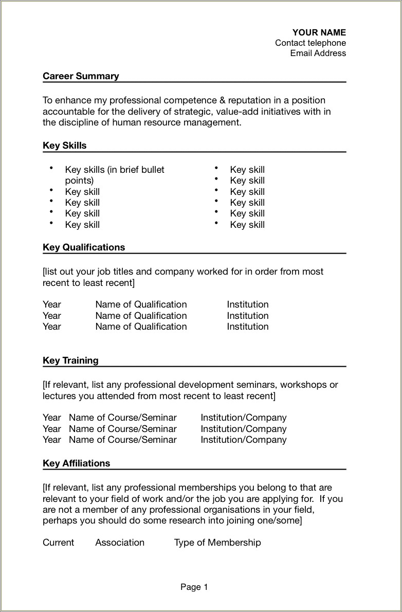 Sample Resume For Getting H1b Sponsor
