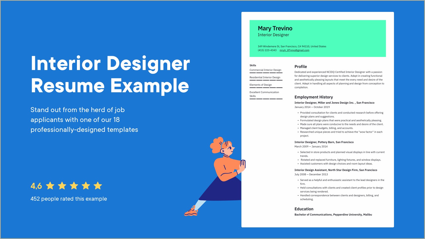 Sample Resume For Interior Designer Fresher