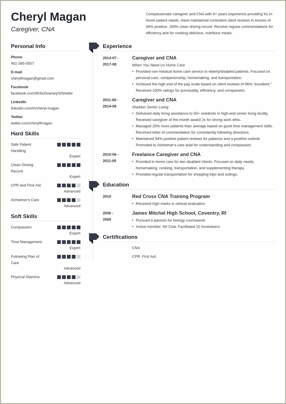 Sample Resume For Lpn In Dementia Unit