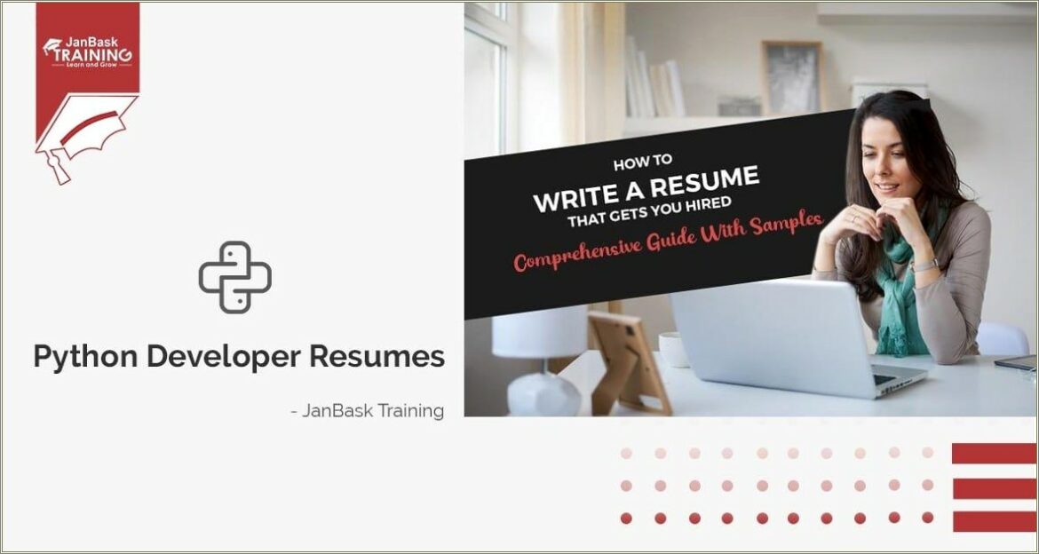 Sample Resume For Python Developer Fresher