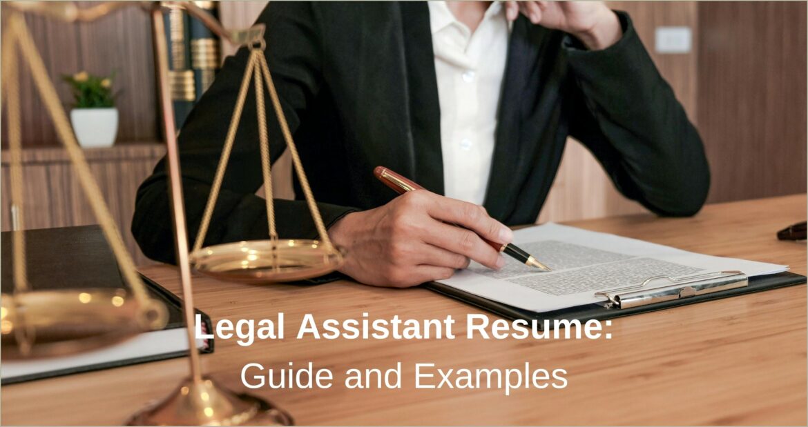 Sample Resume For Real Estate Legal Assistant