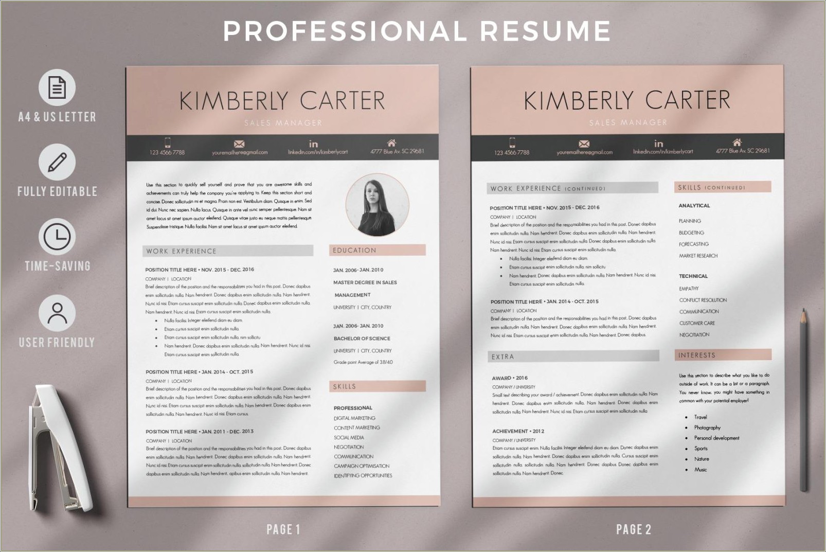 Sample Resume For Sales Manager Ware House