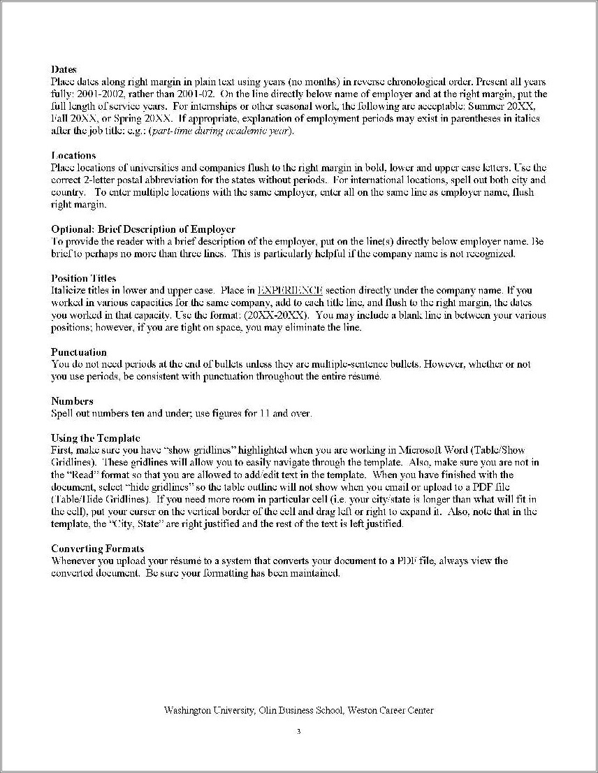 Sample Resume For Summer Internship Mba