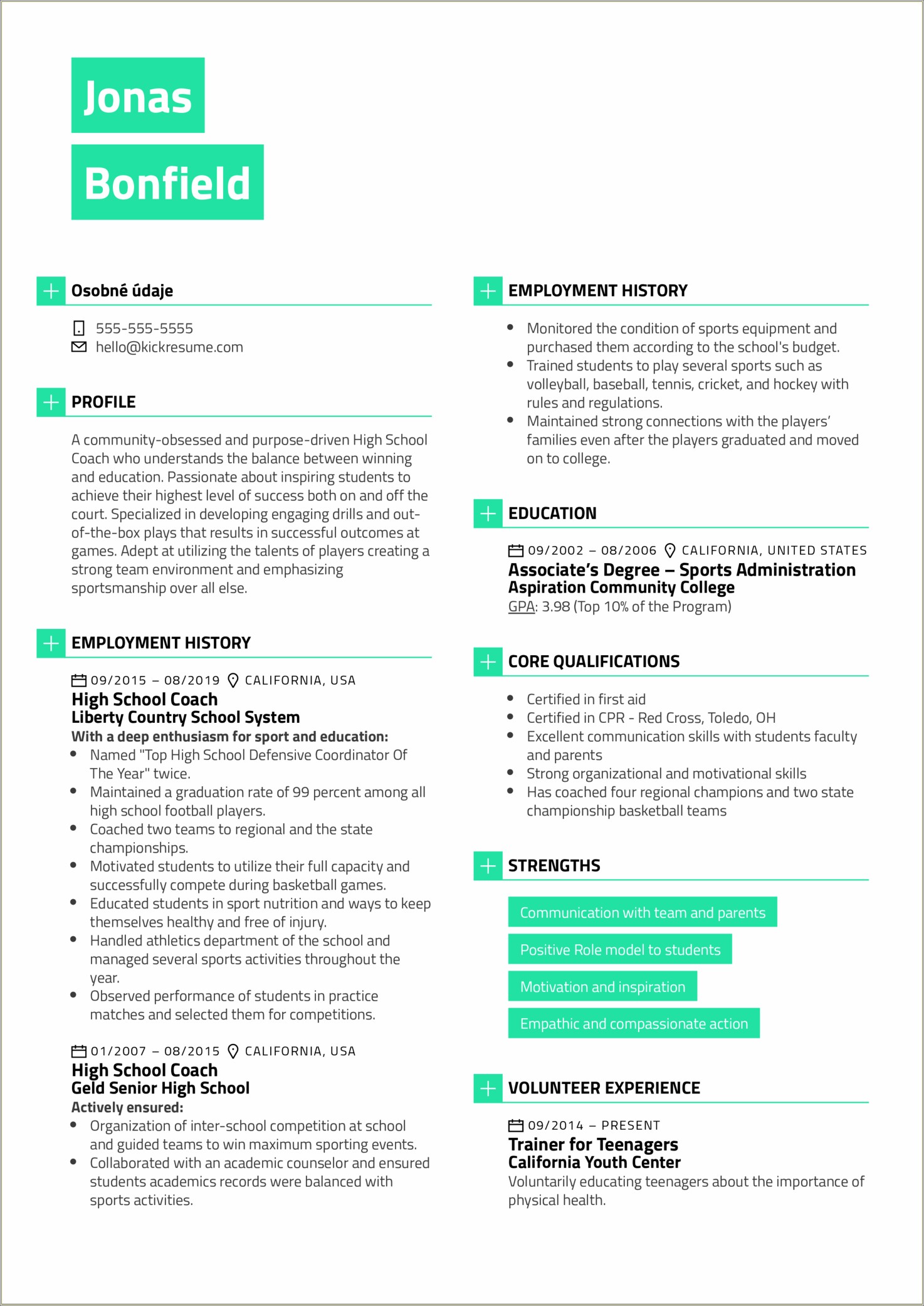 Sample Resume For Young Law Associate