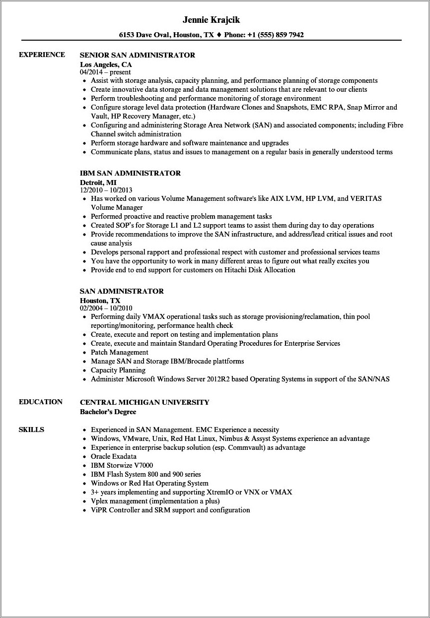 Sample Resume Healthcare Administrative With 10 Years Experience