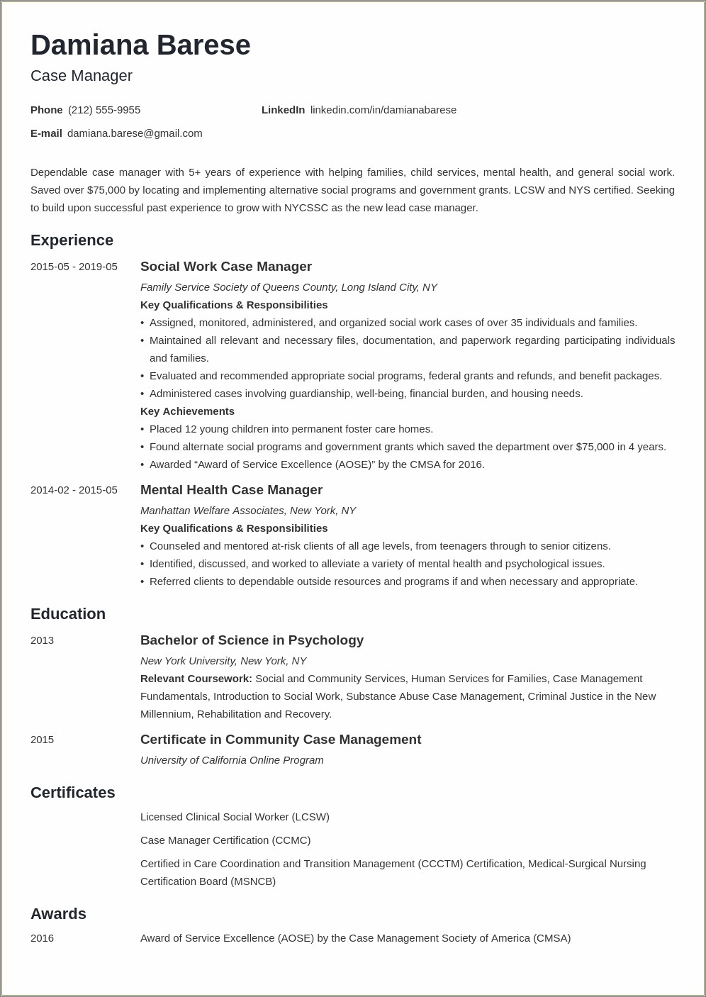 Sample Summary For Addiction Counselor Resume