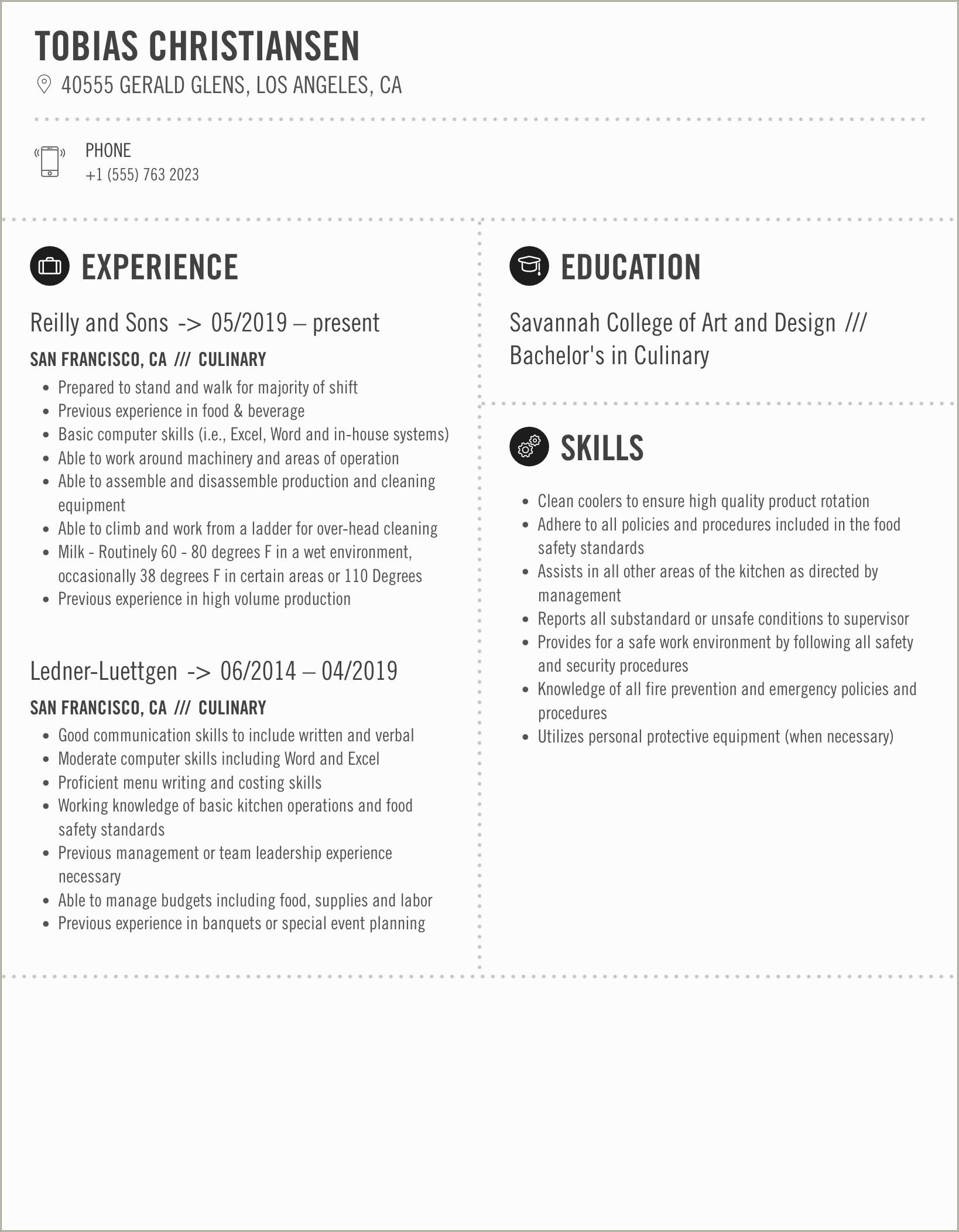 Sample Yale Undergraduate Senior Resume Word