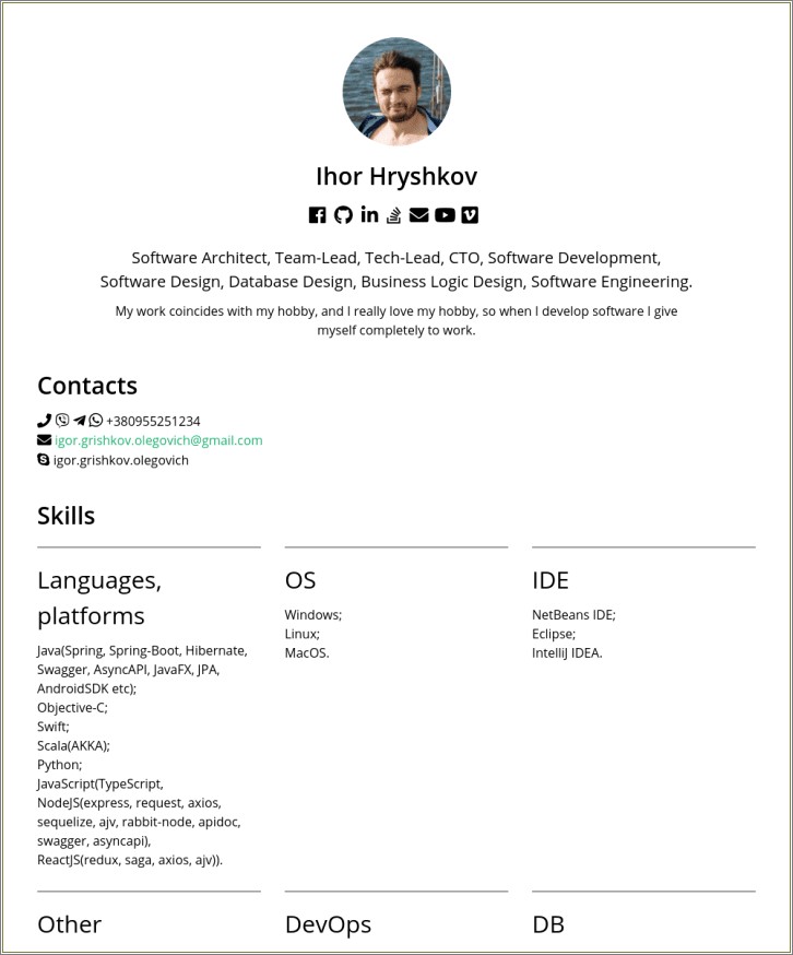 Scala Developer Resume By Project Experiences