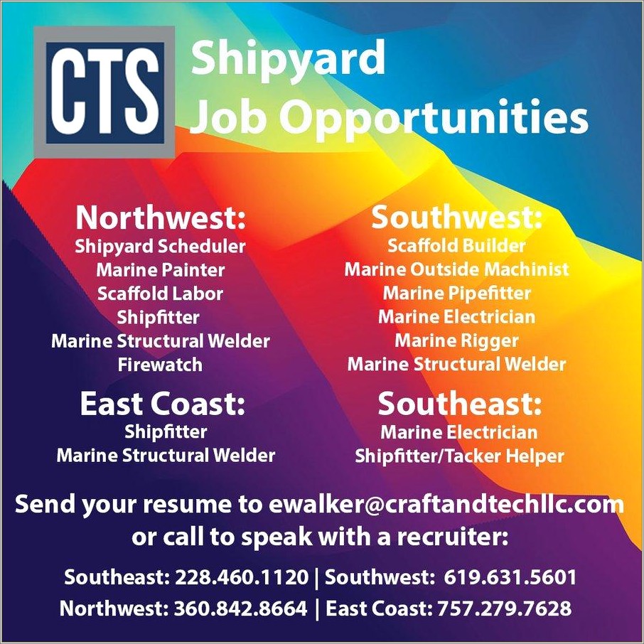 Shipyard Firewatch Job Description Resume Sample