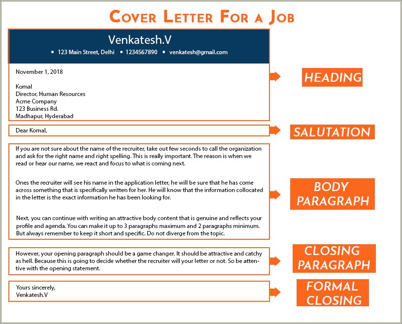 Short And Sweet Resume Cover Letter